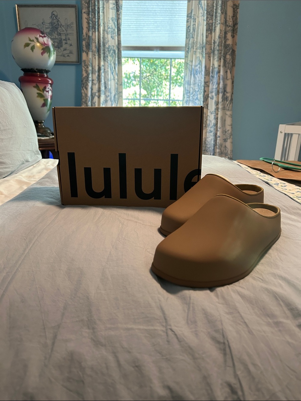 Lululemon Slide Clogs in Tan